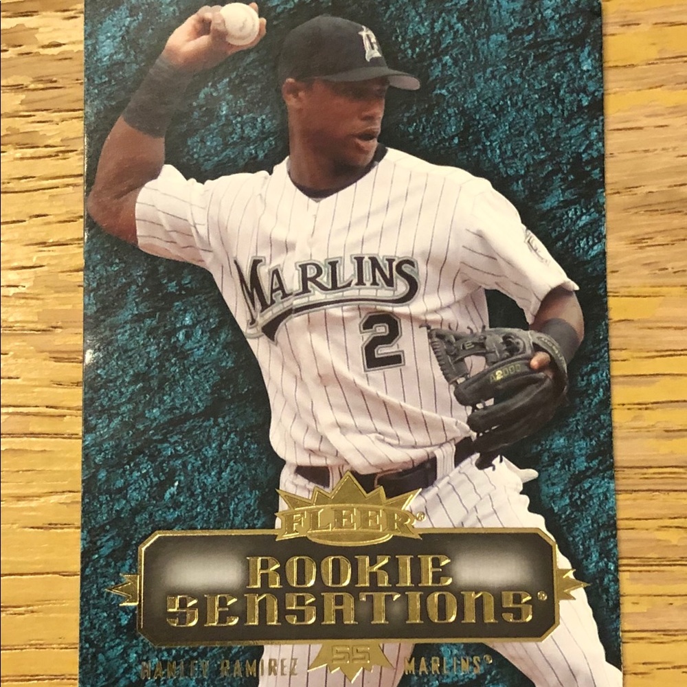 2007 Fleer Hanley Ramirez Rookie Baseball Card